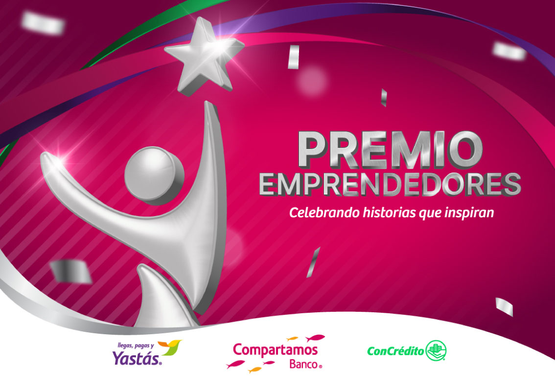 Premio Emprendedores 2024 es un concurso de Compartamos Banco - Banner principal.