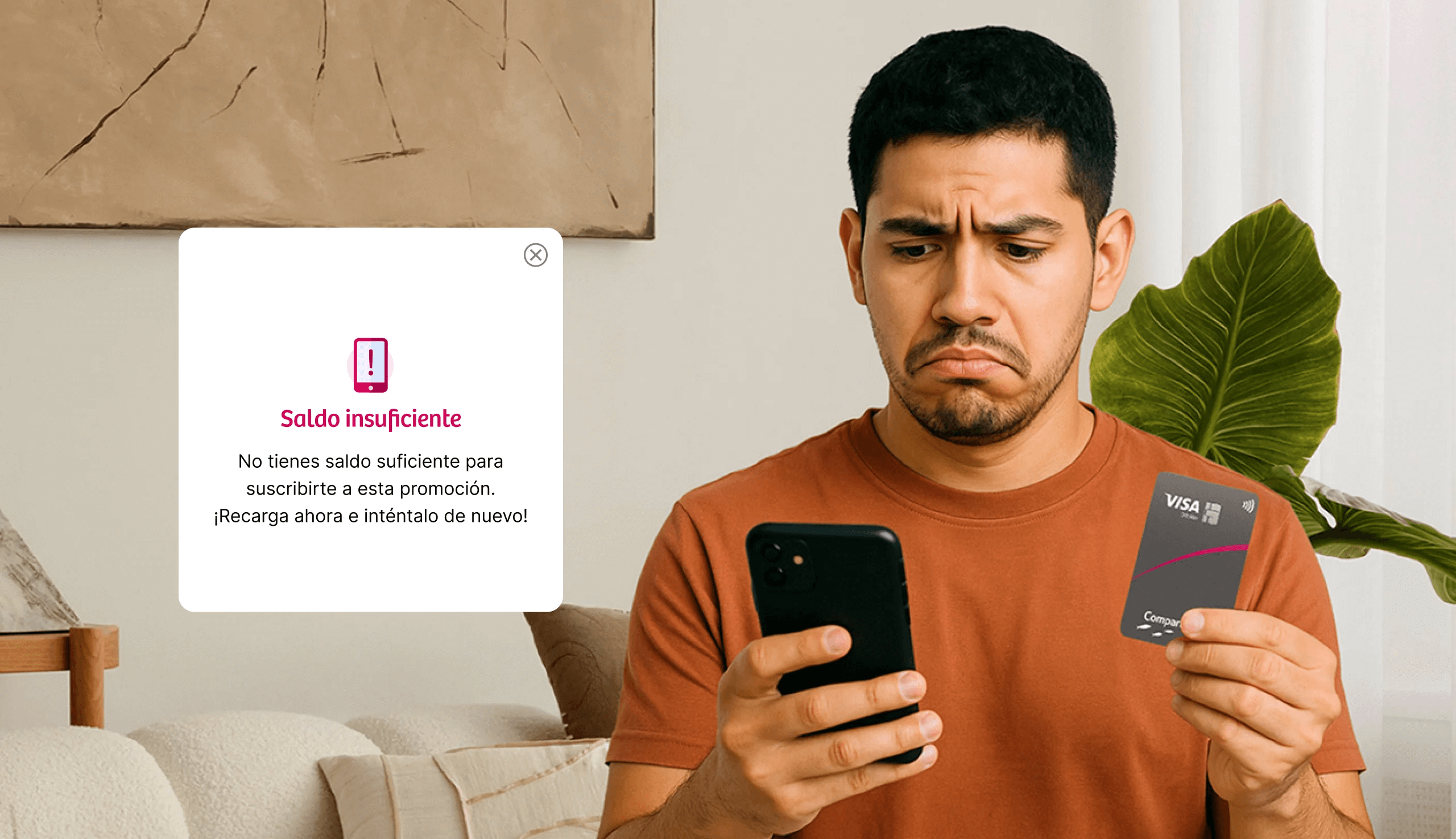 Hombre con expresión confundida