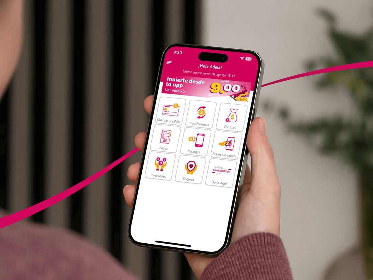 App Compartamos móvil en dispositivos móviles