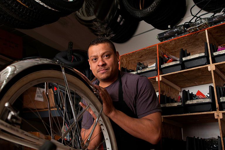 Emprender una tienda de bicicletas