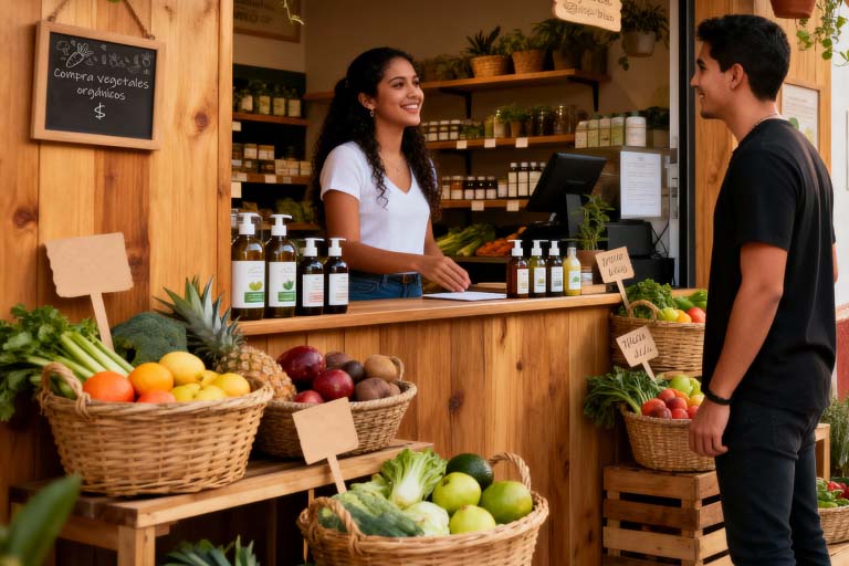 Haz tu negocio rentable vendiendo productos orgánicos.