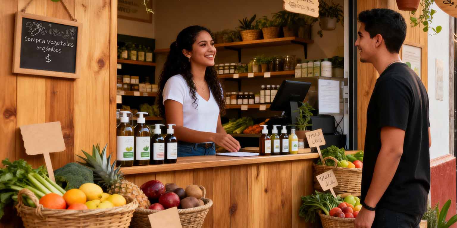 Haz tu negocio rentable vendiendo productos orgánicos.