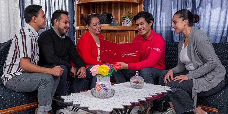 Pedir un crédito grupal