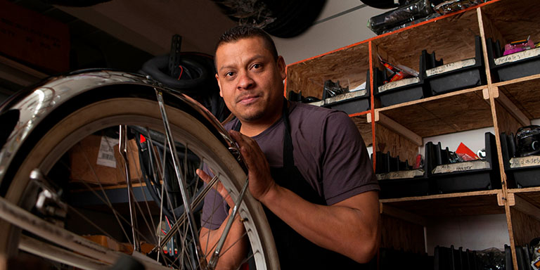 Emprender una tienda de bicicletas